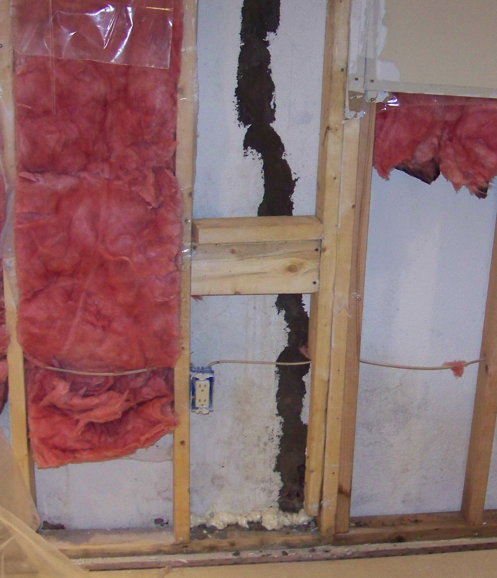 Crack Finished Basement